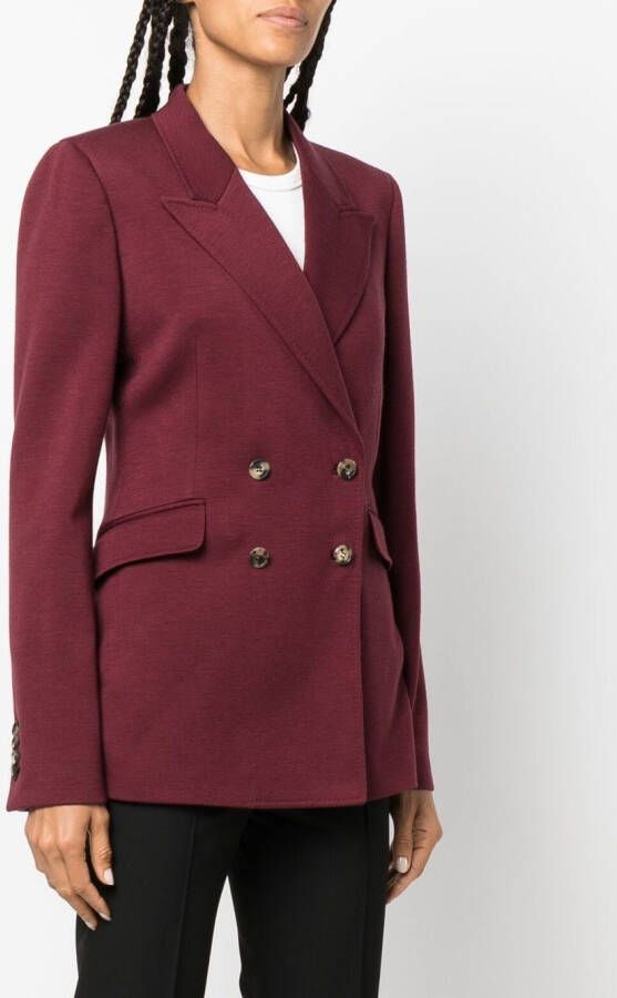 Gabriela Hearst Blazer met dubbele rij knopen Rood