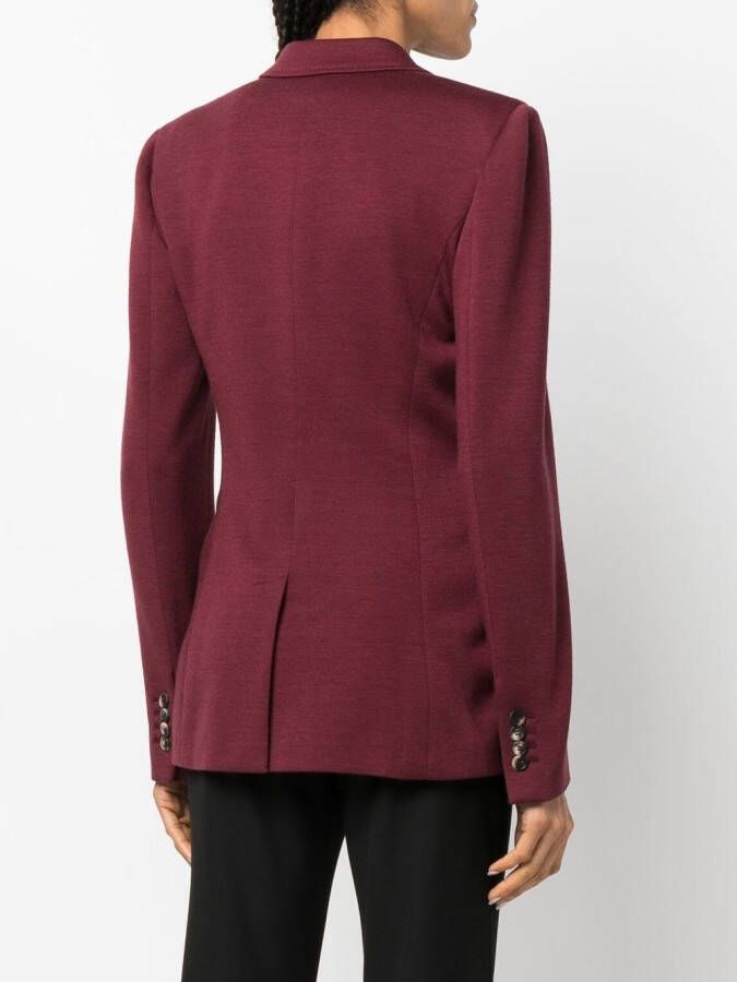 Gabriela Hearst Blazer met dubbele rij knopen Rood