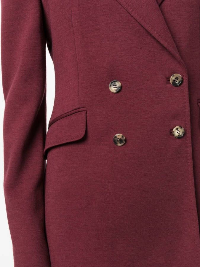 Gabriela Hearst Blazer met dubbele rij knopen Rood