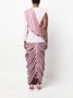Gaby Charbachy Asymmetrische maxi-jurk Roze - Thumbnail 4