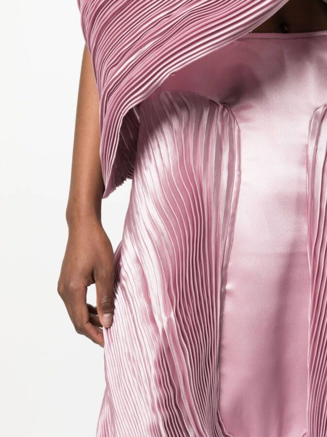 Gaby Charbachy Asymmetrische maxi-jurk Roze