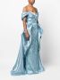 Gaby Charbachy Maxi-jurk verfraaid met pailletten Blauw - Thumbnail 3