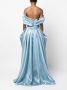Gaby Charbachy Maxi-jurk verfraaid met pailletten Blauw - Thumbnail 4