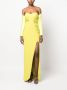 Gaby Charbachy Off-shoulder avondjurk Groen - Thumbnail 2