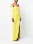 Gaby Charbachy Off-shoulder avondjurk Groen - Thumbnail 3