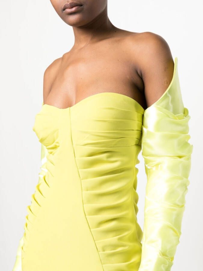 Gaby Charbachy Off-shoulder avondjurk Groen