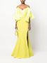 Gaby Charbachy Off-shoulder maxi-jurk Groen - Thumbnail 2