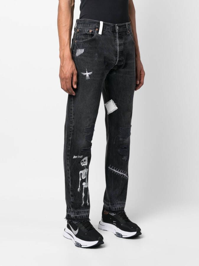 GALLERY DEPT. Straight jeans Zwart