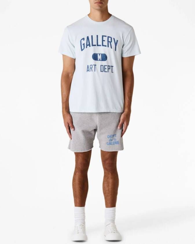 GALLERY DEPT. Shorts met logoprint Grijs