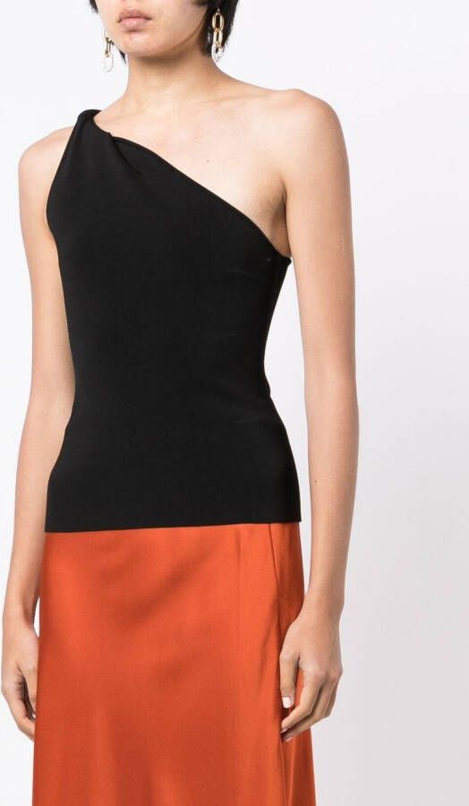 Galvan Asymmetrische top Zwart