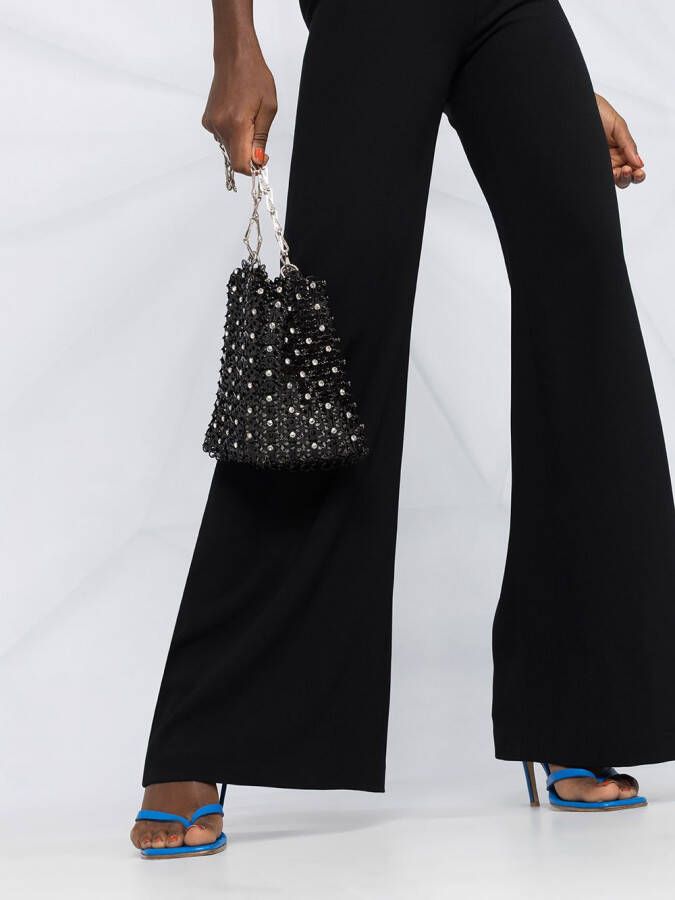 Galvan Flared jumpsuit Zwart