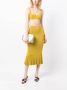 Galvan High waist rok Geel - Thumbnail 2