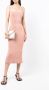 Galvan Jurk van peplum Roze - Thumbnail 2