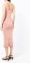 Galvan Jurk van peplum Roze - Thumbnail 4