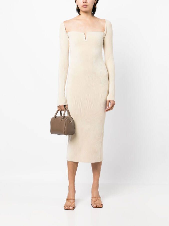Galvan Midi-jurk Beige