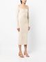Galvan Midi-jurk Beige - Thumbnail 3