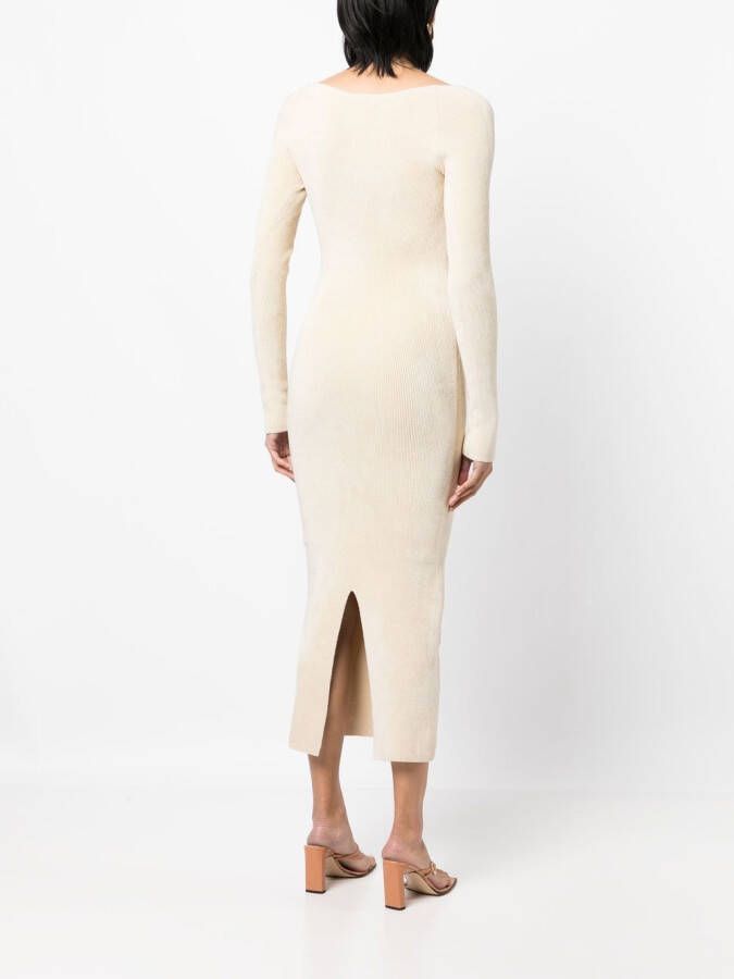 Galvan Midi-jurk Beige