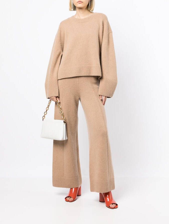 Galvan Theia oversized trui Bruin