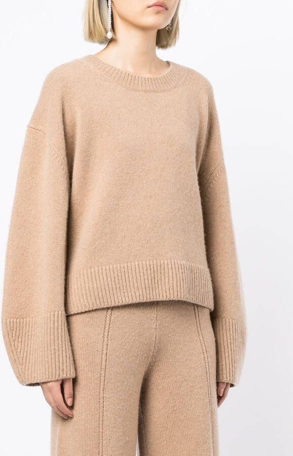 Galvan Theia oversized trui Bruin