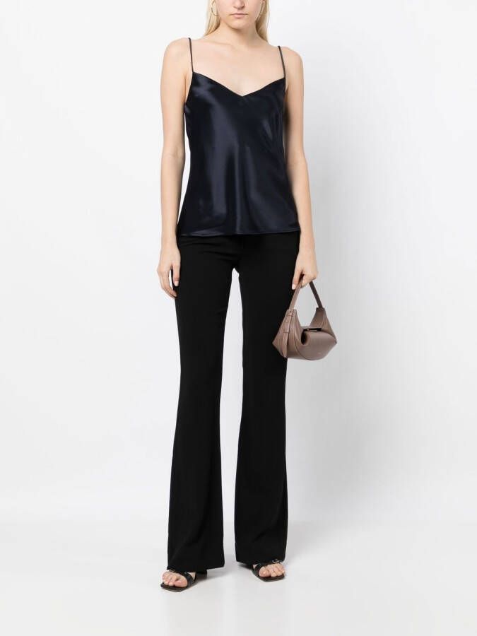 Galvan Top met spagettibandjes Blauw