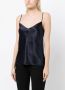Galvan Top met spagettibandjes Blauw - Thumbnail 3