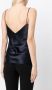 Galvan Top met spagettibandjes Blauw - Thumbnail 4