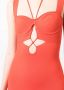 Galvan London Kali jurk met uitgesneden detail Rood - Thumbnail 5