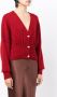 Galvan Vest met geribbelde afwerking Rood - Thumbnail 3
