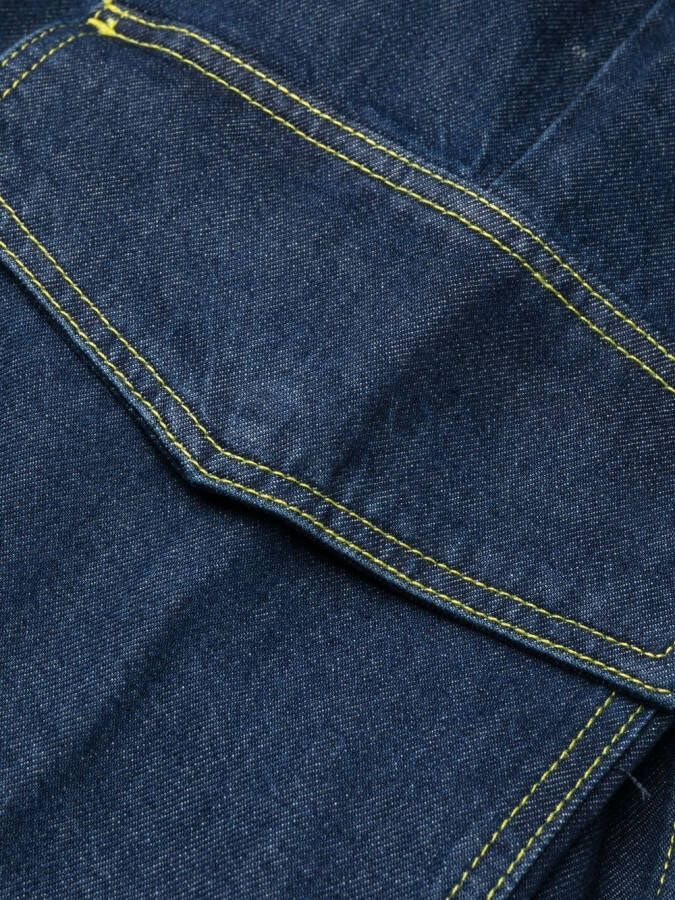 GANNI Straight jeans Blauw