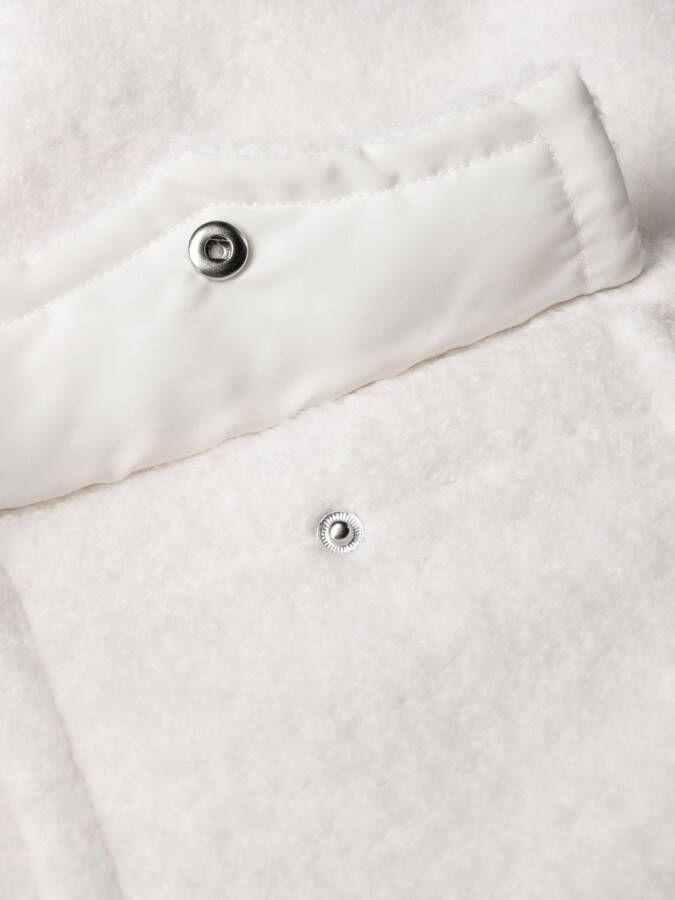 GANNI Asymmetrische jas Wit
