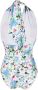 GANNI Badpak met bloemenprint Blauw - Thumbnail 2