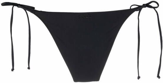 GANNI Bikinislip met gestrikte zijkant Zwart