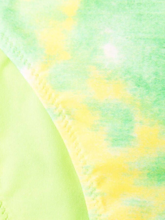 GANNI Bikinislip met tie-dye print Groen