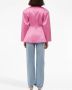 GANNI Blazer met enkele rij knopen Roze - Thumbnail 3