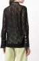 GANNI Blouse met kant Zwart - Thumbnail 4