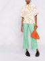 GANNI Blouse met korte mouwen Wit - Thumbnail 2