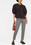 GANNI Blouse met pofmouwen Zwart - Thumbnail 2