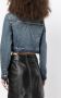 GANNI Denim jack Blauw - Thumbnail 4