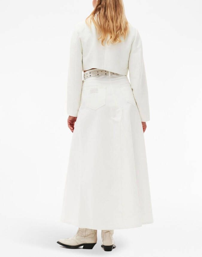 GANNI Cropped jack Wit