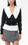 GANNI Cropped vest Zwart - Thumbnail 5
