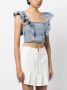 GANNI Denim top Blauw - Thumbnail 3