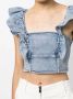 GANNI Denim top Blauw - Thumbnail 5