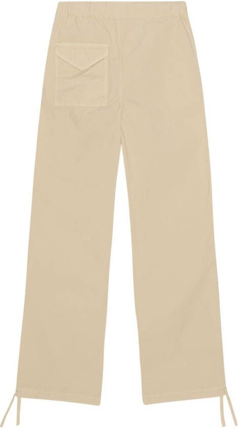 GANNI Broek met trekkoord Beige