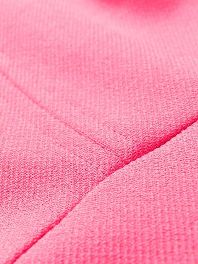 GANNI Flared mini-jurk Roze