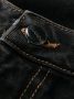 GANNI Jeans met geborduurde bloemen Zwart - Thumbnail 5