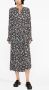 GANNI Blouse met bloemenprint Zwart - Thumbnail 2