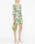 GANNI Mini-jurk met bloemenprint Beige - Thumbnail 4
