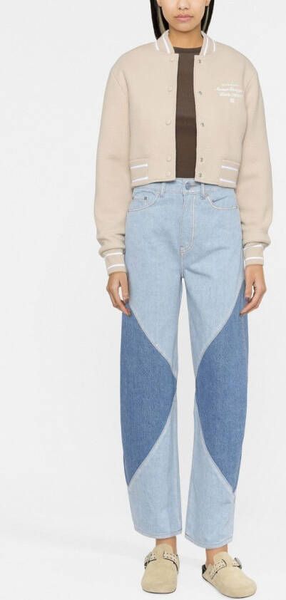 GANNI Jeans met toelopende pijpen Blauw
