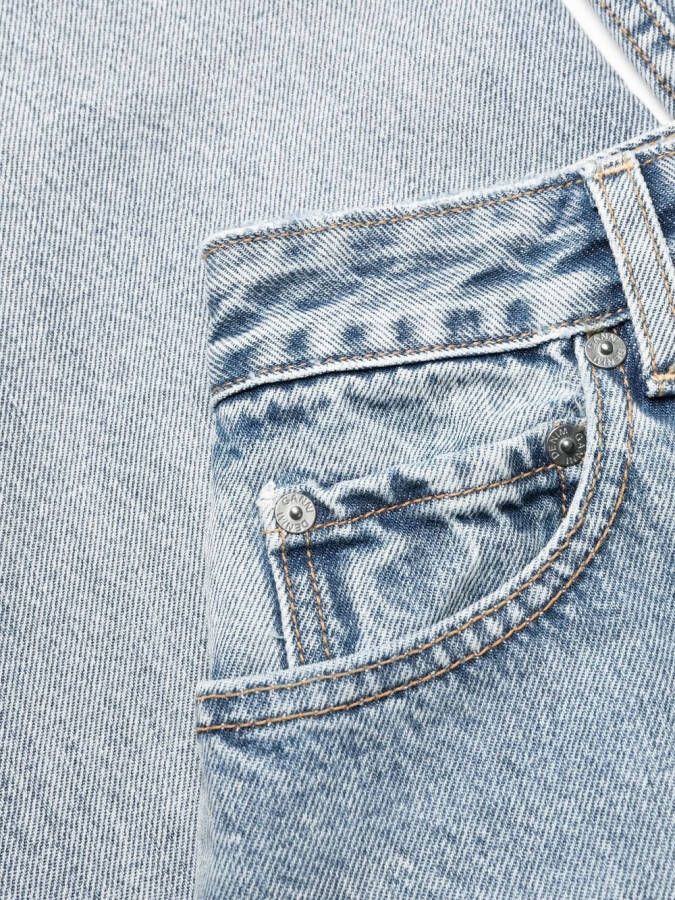 GANNI Jeans met toelopende pijpen Blauw