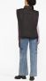 GANNI Bodywarmer met geborduurd logo Zwart - Thumbnail 4